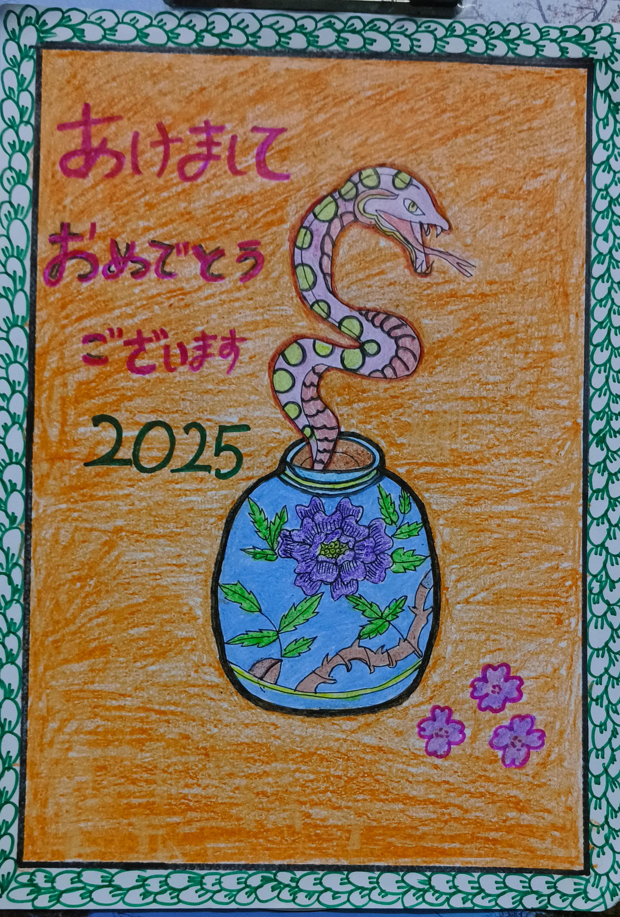 Student artwork from a culture workshop
